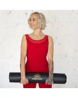 Коврик для йоги — Lotos Grey Gold, с уроками от Елены Маловой